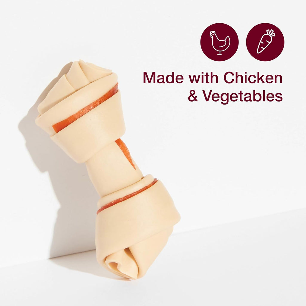 Close up of rawhide-free dog chew treat