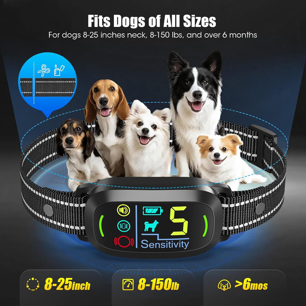 Rechargeable Oliry dog collar with USB Type-C port