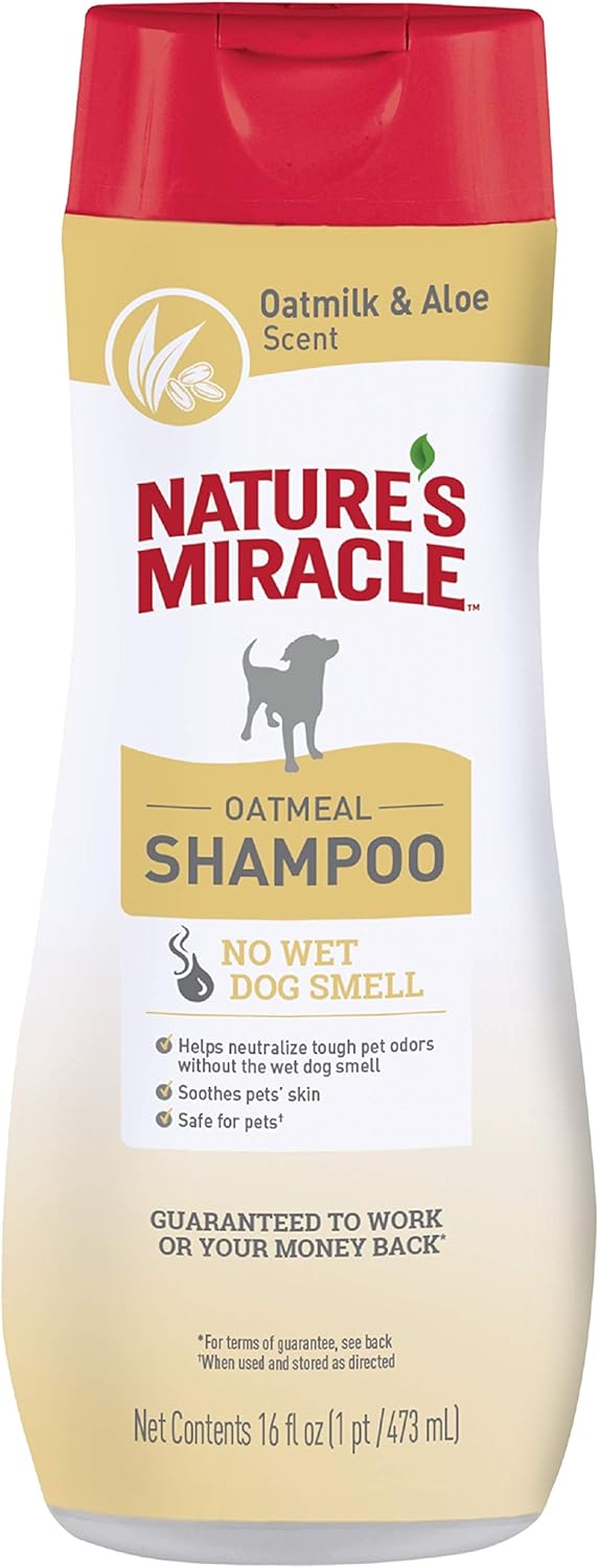 Nature's Miracle Nature's Miracle Oatmeal Shampoo & Conditioner for Dogs, 32 Oz, Pistachio Cream Scent - Image 11