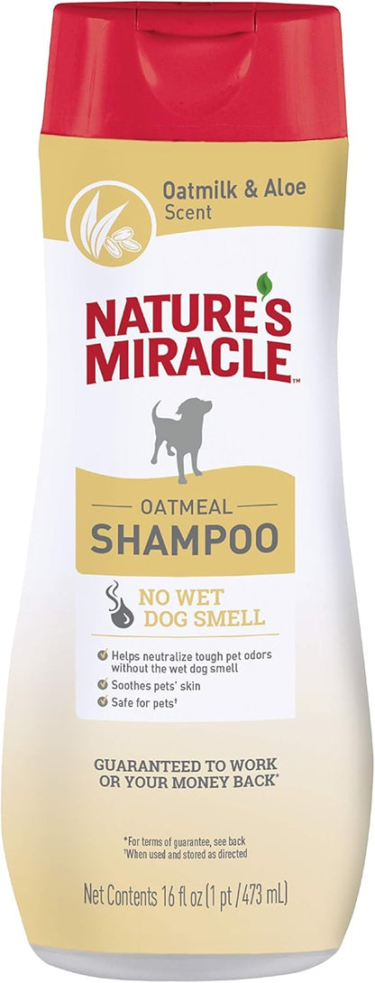 Nature's Miracle Nature's Miracle Oatmeal Shampoo & Conditioner for Dogs, 32 Oz, Pistachio Cream Scent - Image 11