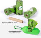 Durable odor neutralizing waste bags for large and small dog breeds.