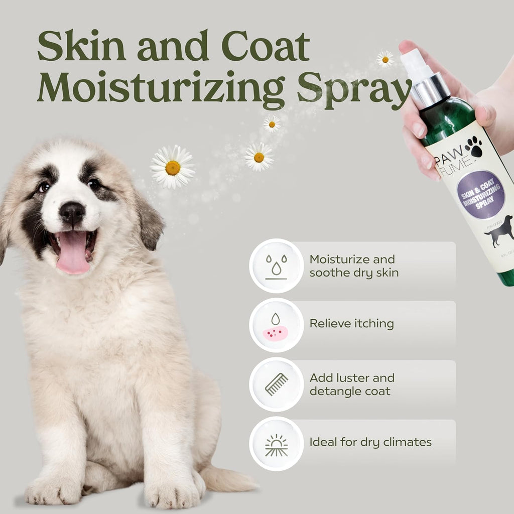 Alcohol free pet cologne spray for sensitive dog skin
