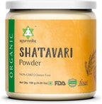 Ayurvedix Organic Shatavari Powder jar front view
