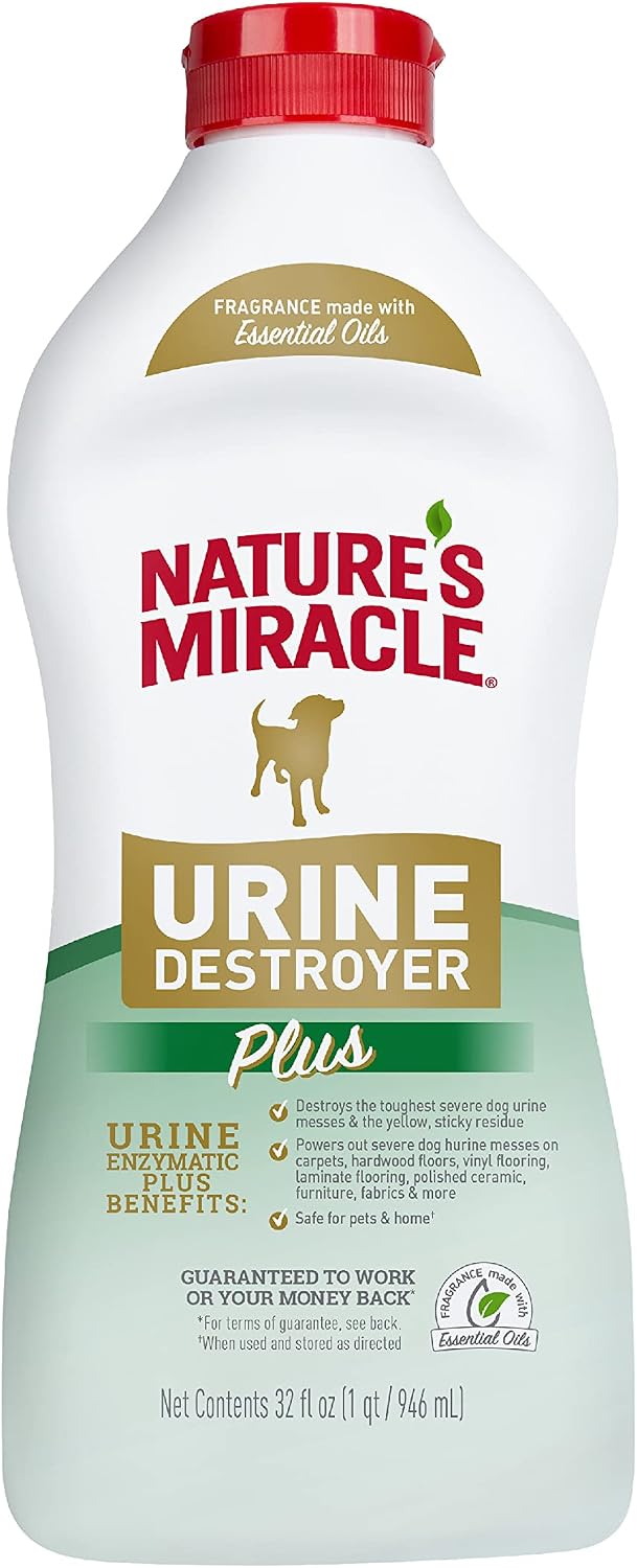 Nature's Miracle Urine Destroyer Plus for Dogs, Enzymatic Formula for Severe Dog Urine Stains, 32 oz - Image 12