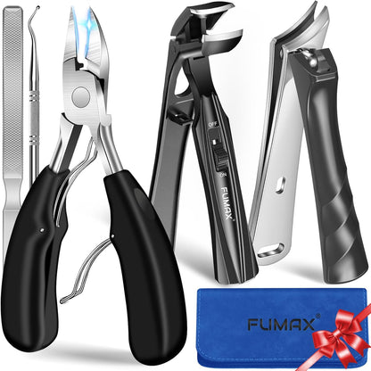 Fumax toenail clippers for thick nails front view