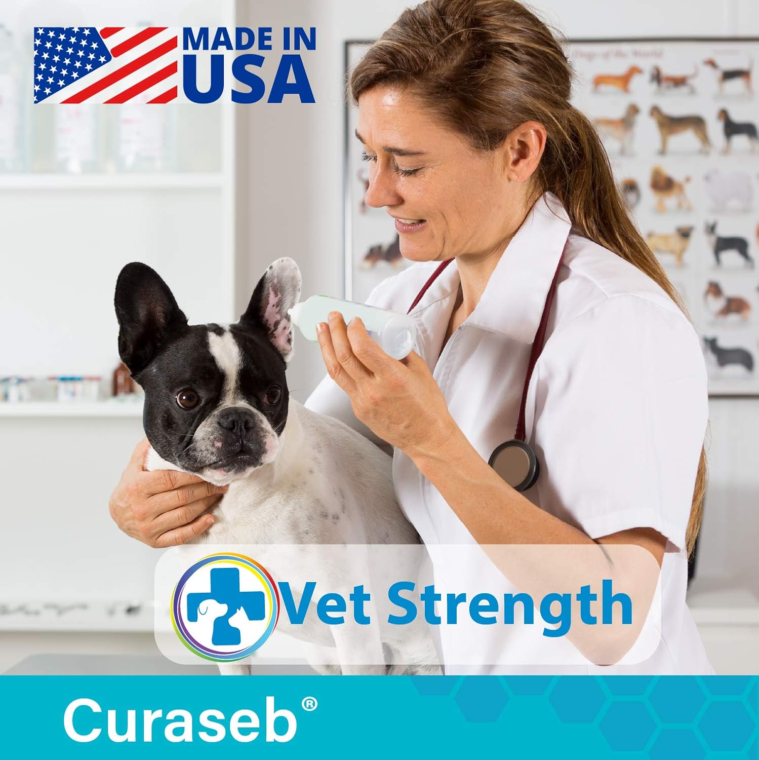 Curaseb dog ear infection treatment for soothing itchy ears