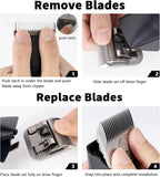 KBDS professional ceramic pet trimmer blade showing full teeth design