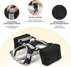 Breathable Mesh Underside Of The Black Dog Harness