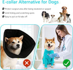 Parderry anti licking pet jumpsuit showing rear fit details for dogs