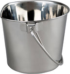 Advance Pet Products 2 Quart Heavy Duty Stainless Steel Flat Side Bucket | Durable Food & Water Pail for Dogs, Cats, Kennels, Cages and Critter Crates | Multi-Purpose Bucket - Image 10