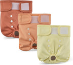 Amazon Basics Reusable Washable Dog Diapers, Highly Absorbent, Female, Small, 3-Pack, for Senior Pets, Incontinence, Fertility Cycles - Image 9
