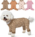 Glittme 4 Pack Dog Pajamas for Small Dogs Girl Boy, Soft Stretchy Puppy Onesies Jumpsuit, Breathable Pet Pjs Clothes for Sleeping & Anti-Shedding, Cute Doggy Apparel Vest - Image 13