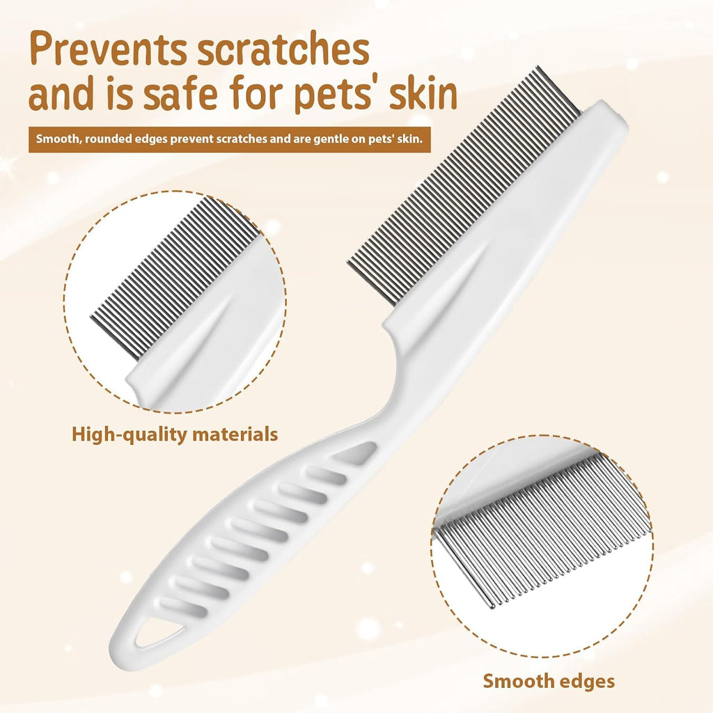 Eldraqth stainless steel pet comb set for float hair removal