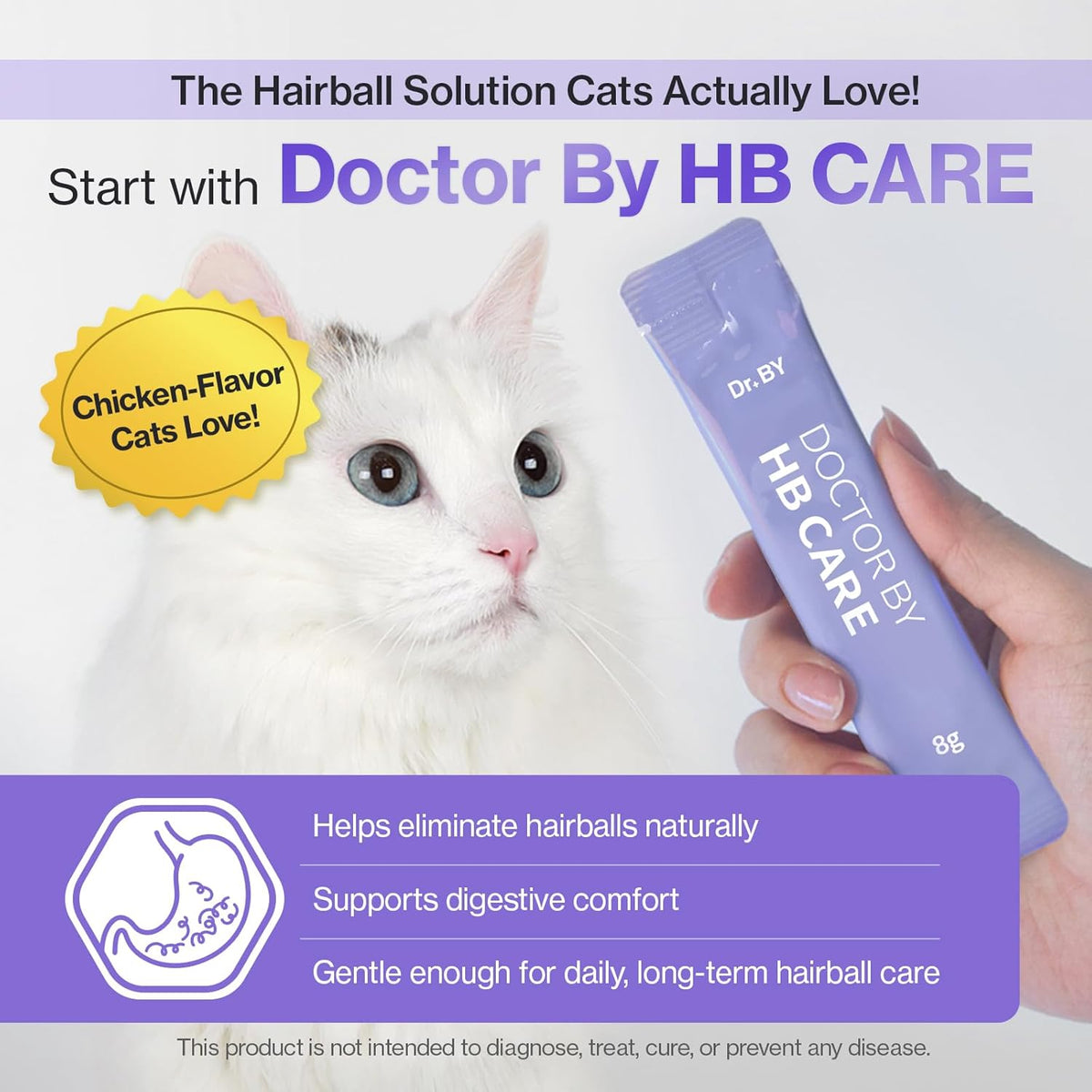 Doctor By chicken flavored cat hairball supplement ingredients list