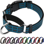 Martingale Dog Collar, Adjustable Nylon Reflective Collar with Quick Release Buckle, No Pull Dog Training Collars for Small Medium Large Dogs (Forest Green, Medium) - Image 10