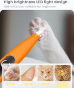 PAPMINI dog paw hair trimmer package contents for precise safe domestic pet grooming