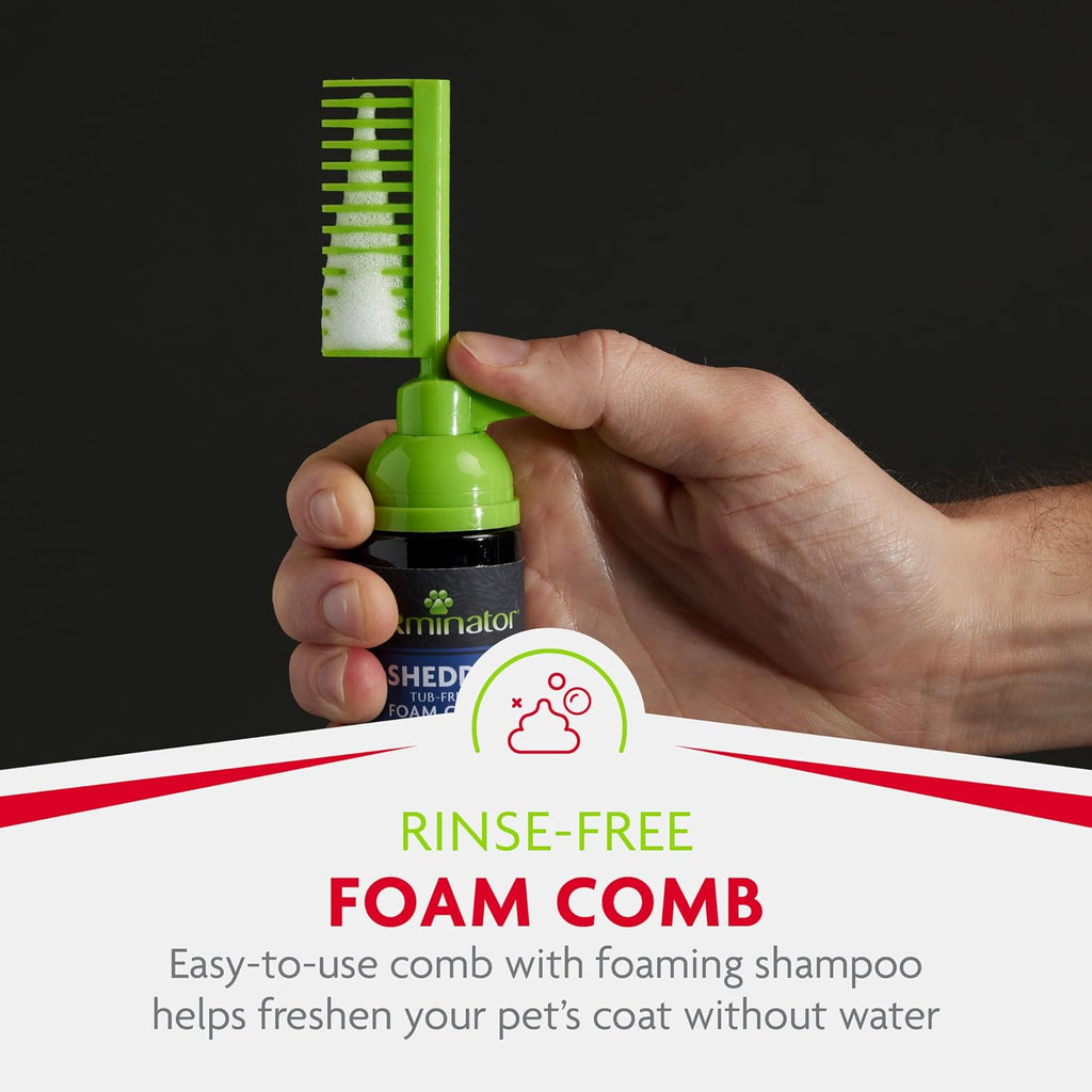 Furminator cat grooming tool with pump mechanism