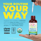 MaryRuth Organics Toddler Probiotic Liquid Drops packaging and label details