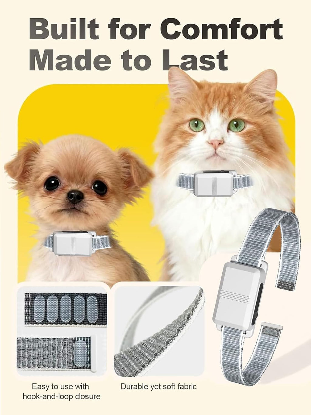 Flyspear rechargeable pet barrier system showing transmitter controls and levels