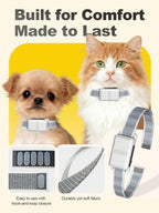 Flyspear rechargeable pet barrier system showing transmitter controls and levels