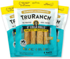 Highly digestible rawhide alternative collagen rolls for dogs