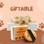 The Buddy System product packaging displaying official branding for the imported premium pet close brush.