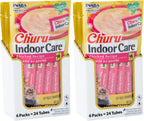 INABA Churu Indoor Care for Hairball Control, Functional Lickable Cat Treat with Taurine & Green Tea Extract, 0.5oz Each, 20 Tubes Total, Tuna & Chicken Variety - Image 13