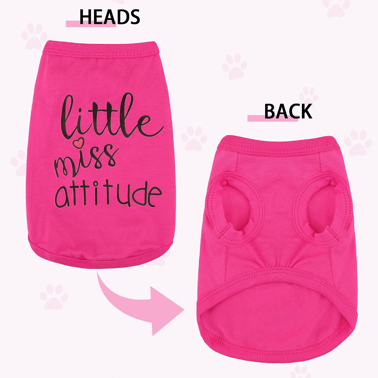 Small dog wearing Paiaite cotton puppy vest