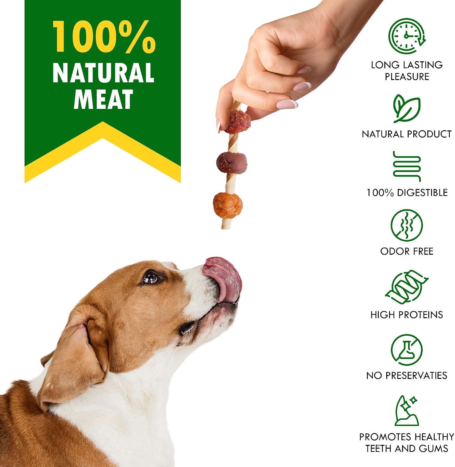 Beloved Pets grain free long lasting chew sticks for large and small dogs