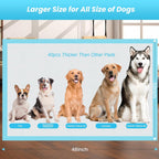 Premium USA imported dog training pads on hardwood floor
