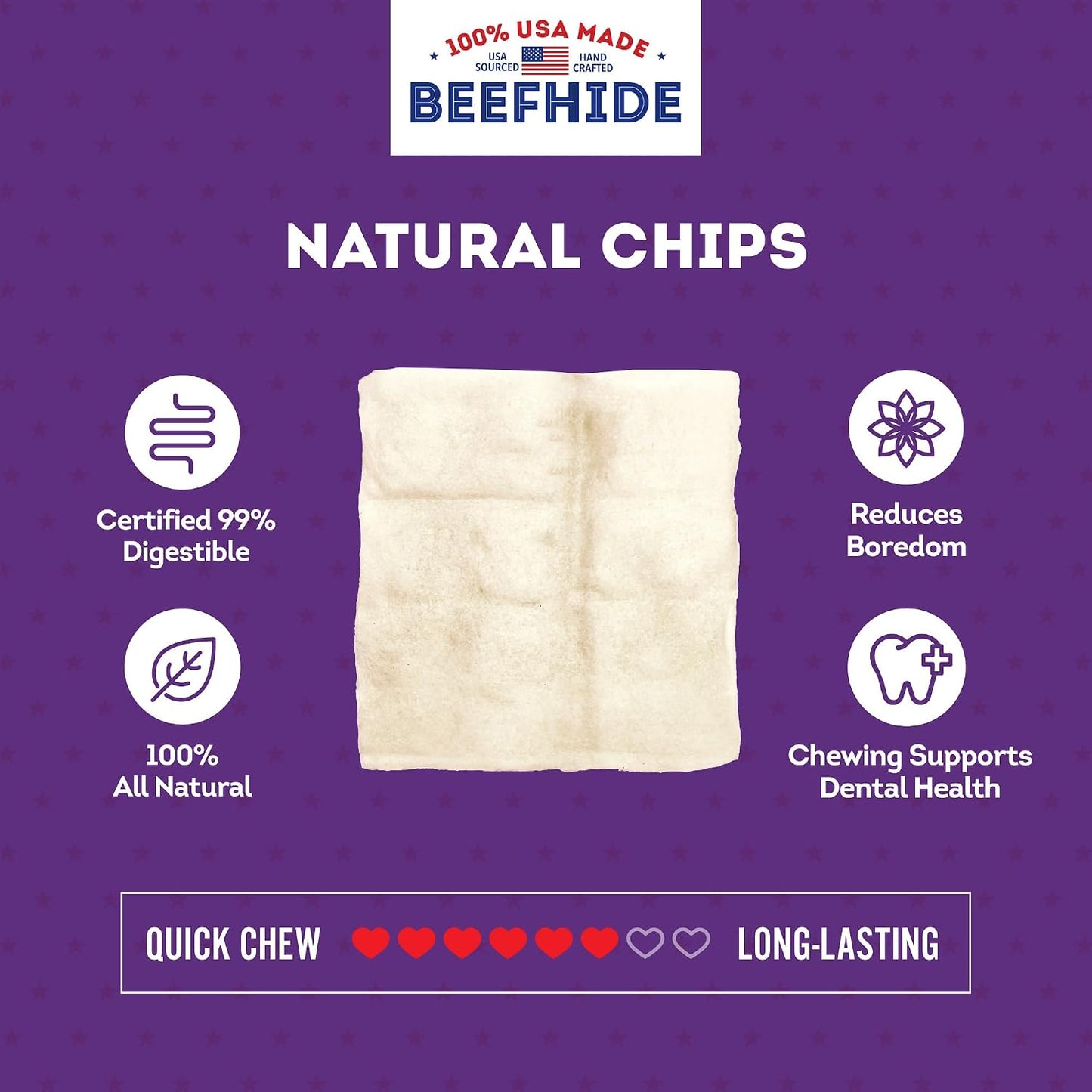 Authentic USA imported dog chews for plaque and tartar control