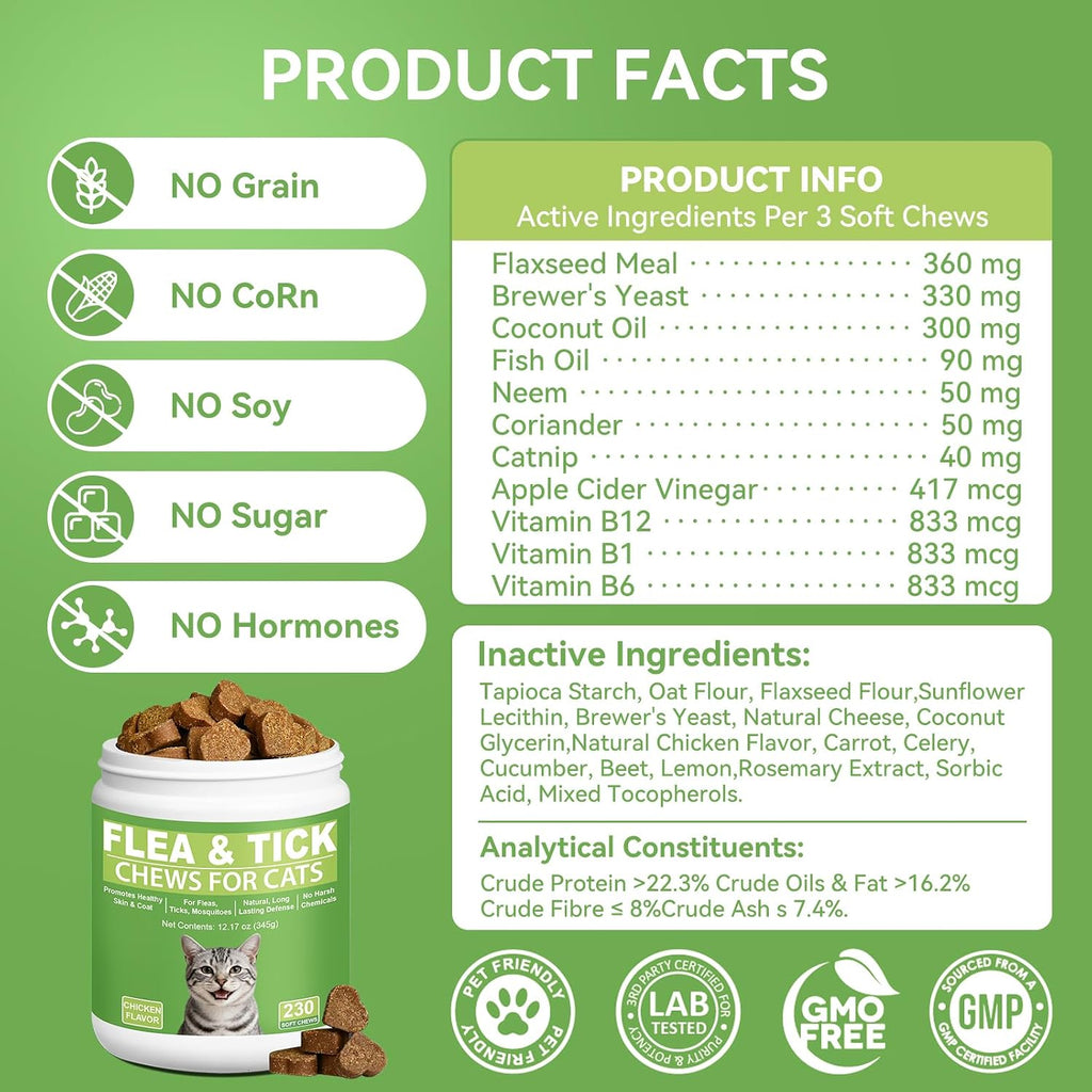 ColEaze premium imported USA feline health chews packaging details
