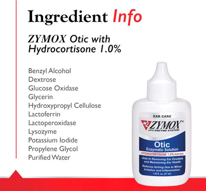 Application tip of Zymox Otic solution bottle for pet ear cleaning