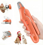 2-in-1 Dog & Cat Nail Clippers and Grinder with Catcher & 2 LED Lights - Image 11