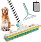 Carpet Rake for Pet Hair Removal - 60" Adjustable Long Handle Carpet Rake, 3 in 1 Reusable Pet Hair Removal Tool Kit, Cat Dog Fur Rakes Scraper Carpet Broom for Carpets, Rugs, Mats - Image 11