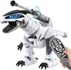 Fistone RC Robot Dinosaur front view with remote controller