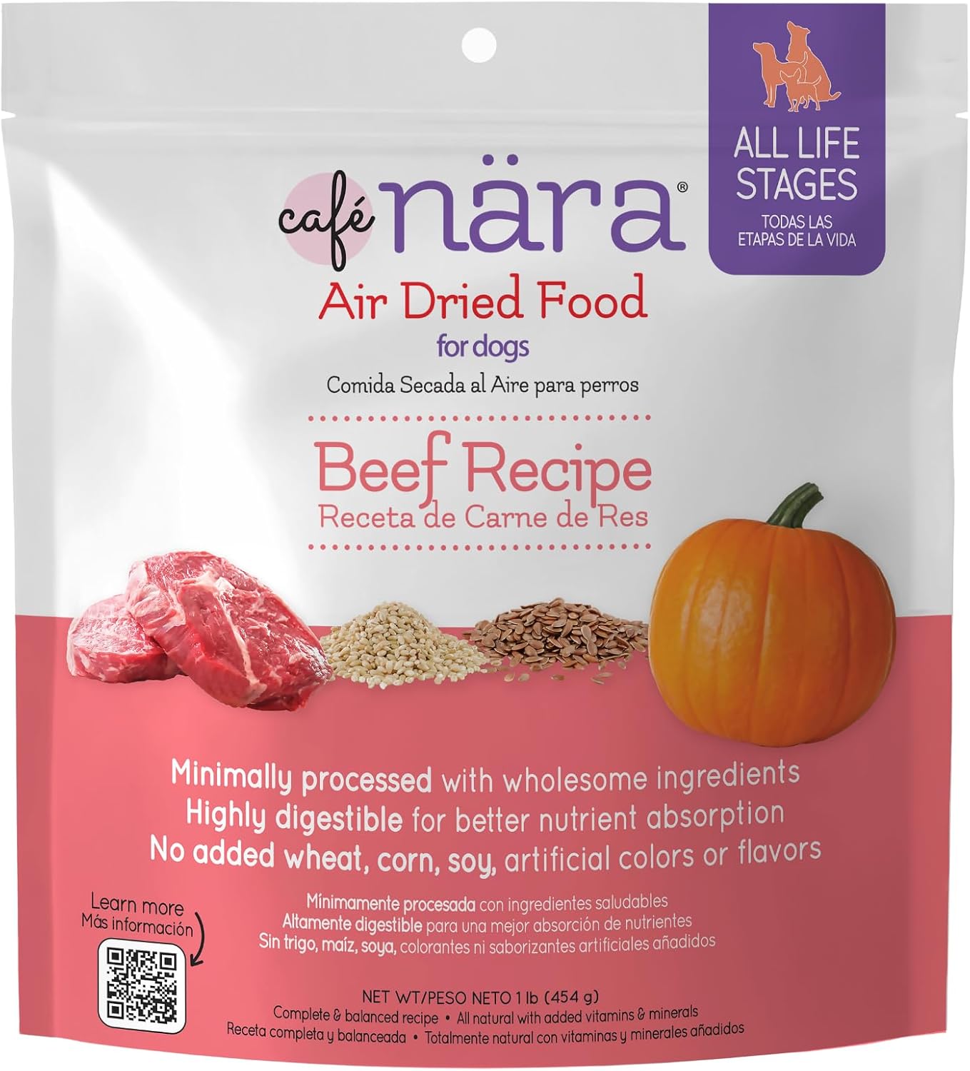 Caf Nara - Lamb Air-Dried Food for Dogs - Complete Meal, Food Topper or Treat - Minimally Processed & Highly Digestible - for All Breeds & Ages - Wheat, Corn & Soy Free - Made in USA - 3 lb Bag - Image 15