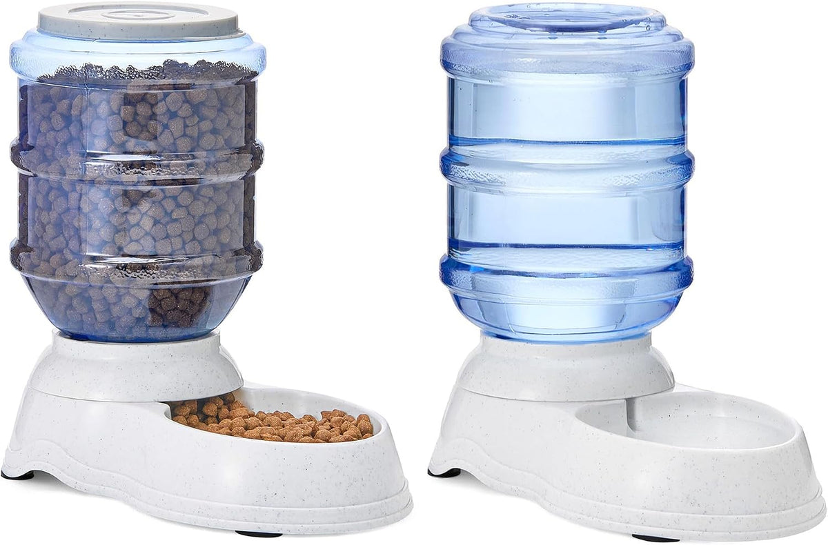 Amazon Basics Gravity Pet Water Dispenser for Cat and Dog, Easy to Clean, 1 Gallon Capacity, Small, Gray - Image 10