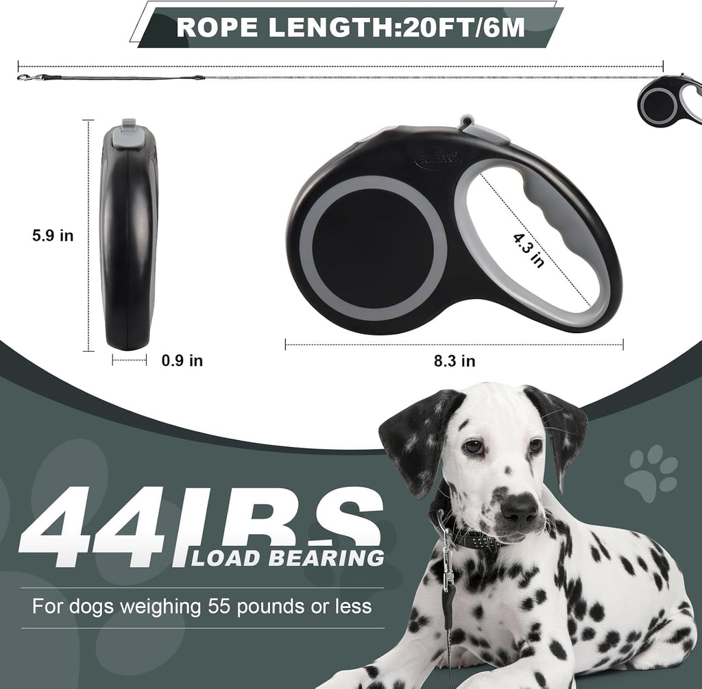 Ergonomic anti-slip handle of Ec.Teak dog leash