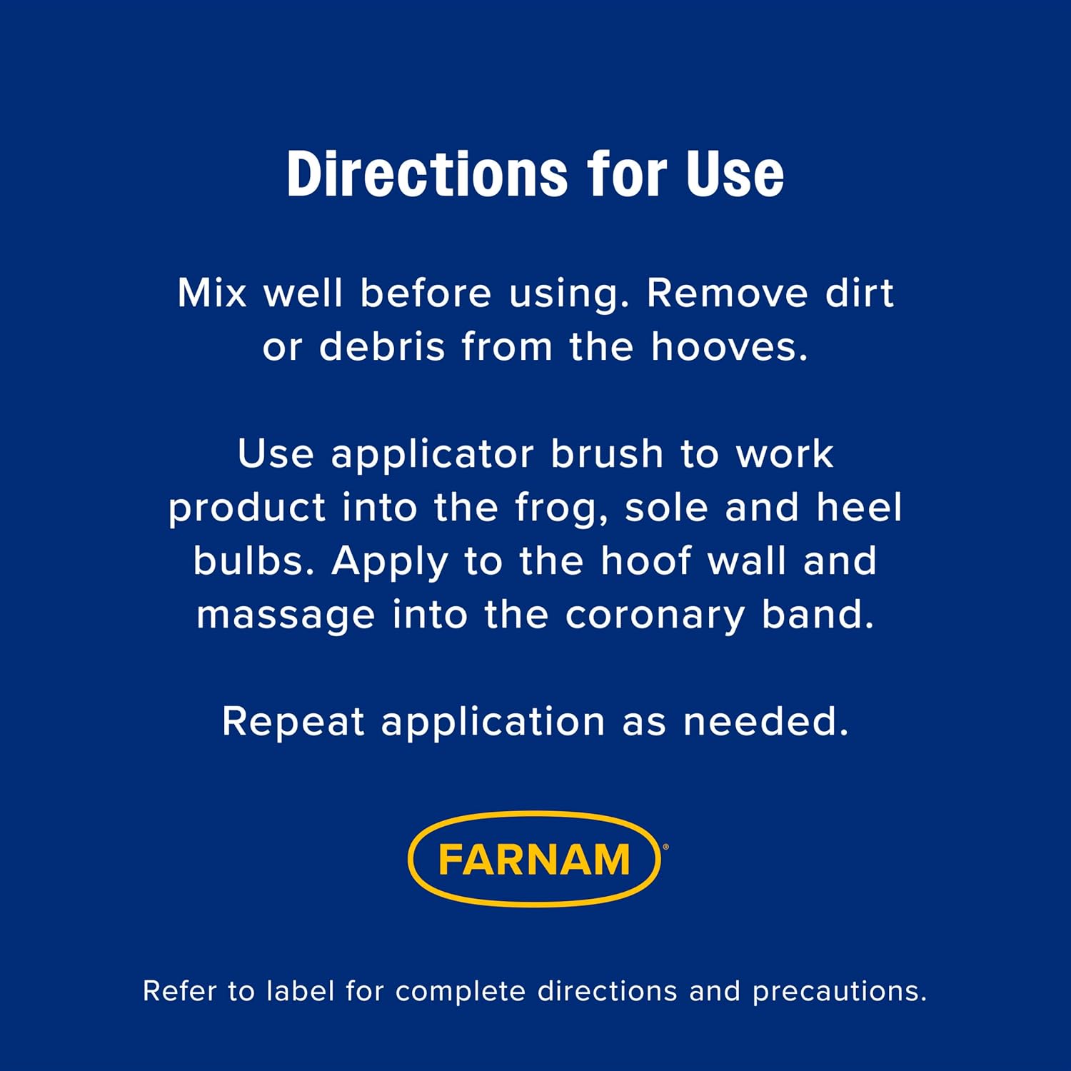 Farnam Rain Maker Triple Action Hoof Moisturizer & Conditioner, Protection Against Dry Weather, Cracks, Splits, Contracted Heels, 32 fl oz - Image 9