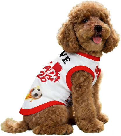 Soccer Cup 2026 Pet Soccer Jersey Mexico Shirt for Dogs Cats Game Day Cooling Sportswear Small - Image 9