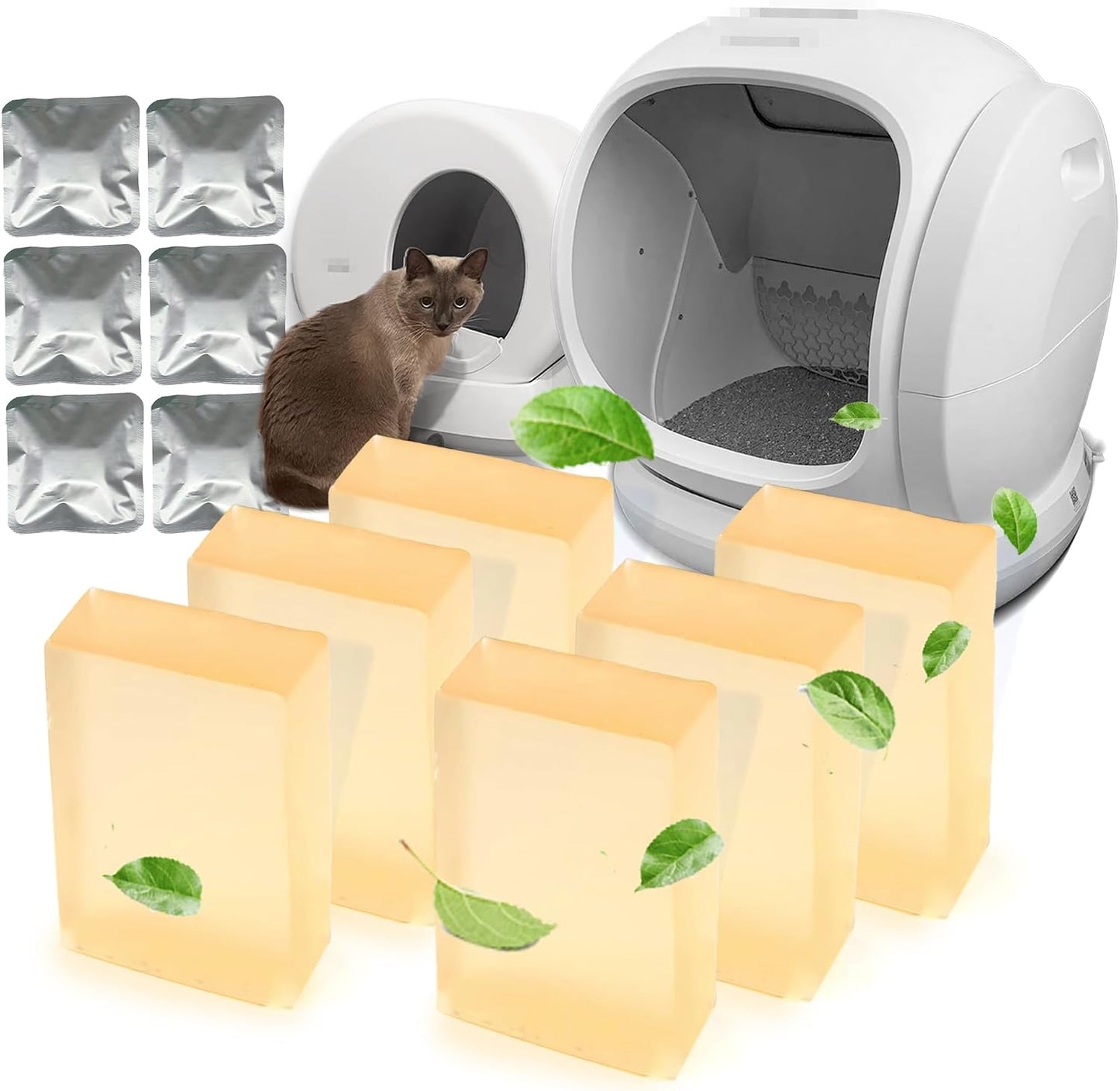 PurifyLogix cat litter box odor remover front view showing retail packaging
