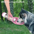 Uppetly dog food container detached bottom compartment view