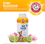 Back of bottle showing ingredients and instructions for pet shampoo