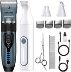 Dog Clippers for Grooming for Heavy Thick Hair&Coats,Low Noise Hair Trimmer,Rechargeable Cordless Pet Shaver, Dog Grooming Kit with Paw Trimmer Nail Grinder for Small Large Dogs - Image 9