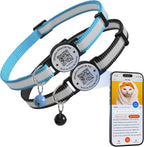 Breakaway Cat Collar with Safety Bell & Reflective Strips | QR Code ID Tag & Name Plate | Adjustable for Kittens Pink - Image 14