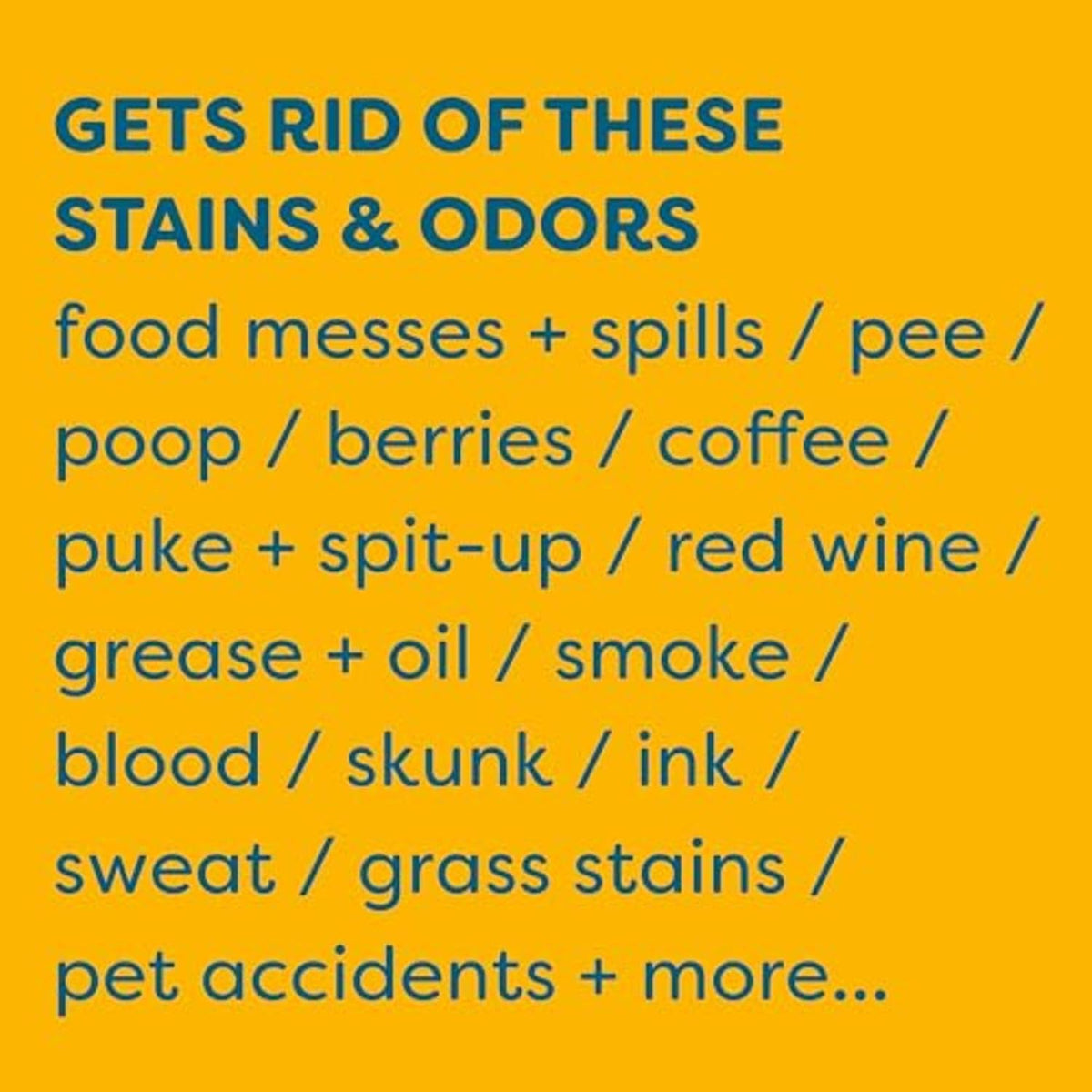 Kids 'N' Pets cleaner applied to a couch to remove pet odor