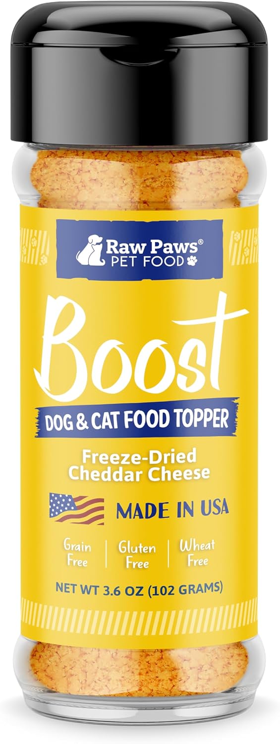 Raw Paws Boost Pet Food Topper Freeze-Dried Beef Liver, 2.8-oz - Sprinkles | Dog & Cat Food Toppers - Made in USA - Dog Food Seasoning - Cat Food Topper - Meal Enhancement - Cat Gravy Topper - Image 9
