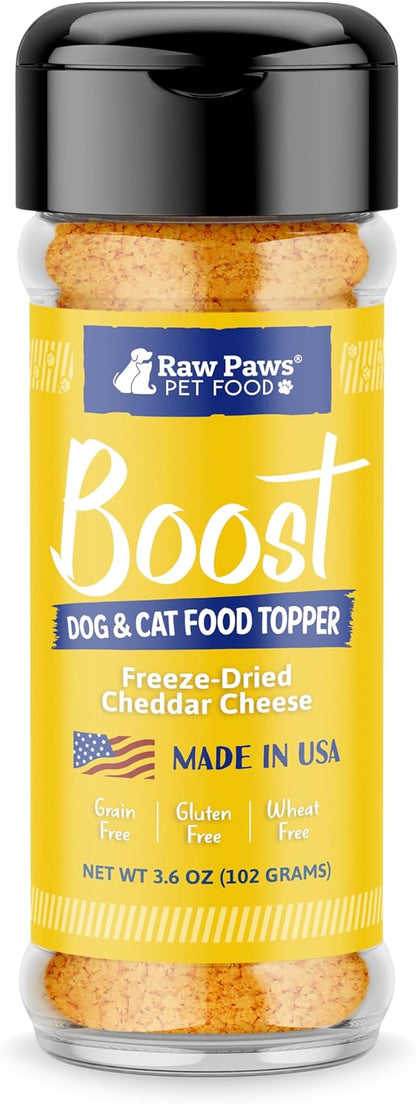 Raw Paws Boost Pet Food Topper Freeze-Dried Beef Liver, 2.8-oz - Sprinkles | Dog & Cat Food Toppers - Made in USA - Dog Food Seasoning - Cat Food Topper - Meal Enhancement - Cat Gravy Topper - Image 9