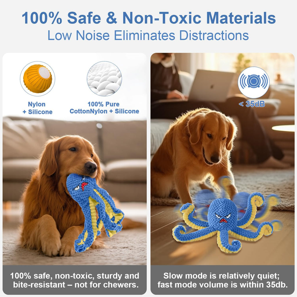 Waterproof core mechanism of the automated bouncing pet accessory.